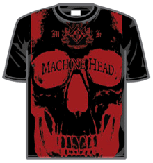 MACHINE HEAD SKULLCREST BIGPRINT Short Sleeve T-Shirt