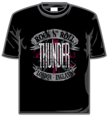 THUNDER ROCK N ROLL Short Sleeve T-Shirt