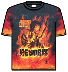 JIMI HENDRIX - FIRE TIE DYE
