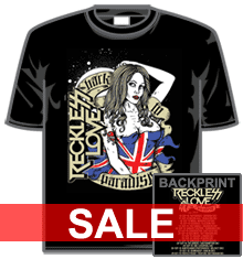 RECKLESS LOVE BACK TO PARADISE Short Sleeve T-Shirt
