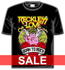 RECKLESS LOVE BORN TO ROCK Short Sleeve T-Shirt