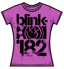 BLINK 182 BARS Skinny Fit T-Shirt